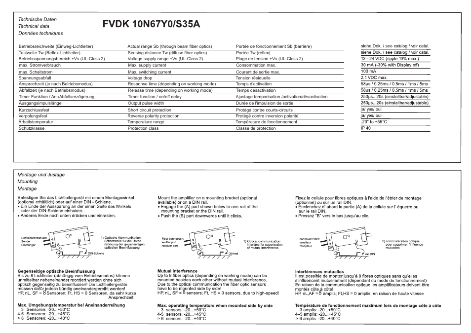 Baumer FVDK 10N67Y0/S35A User Manual | Page 2 / 8