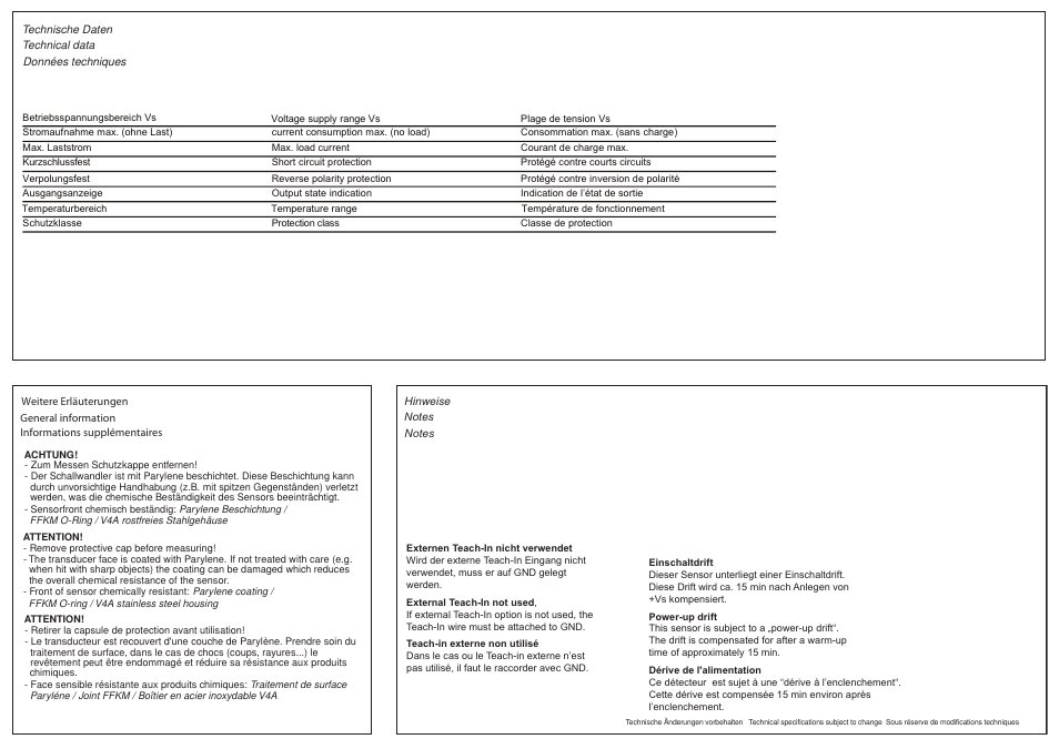 Baumer UNAR 18U6903/S14G User Manual | Page 2 / 2