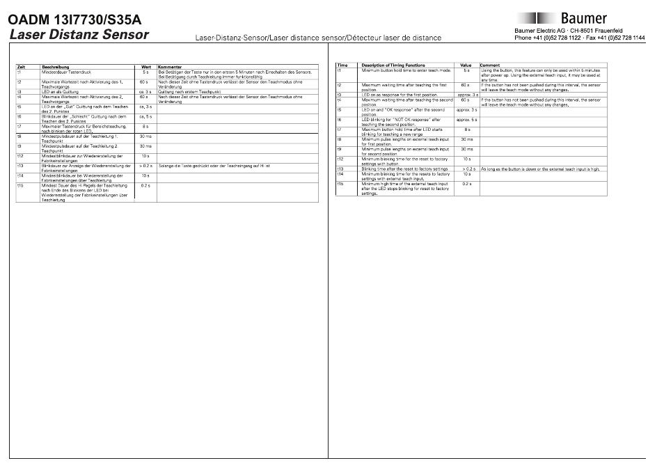 Baumer OADM 13I7730/S35A User Manual | Page 6 / 6
