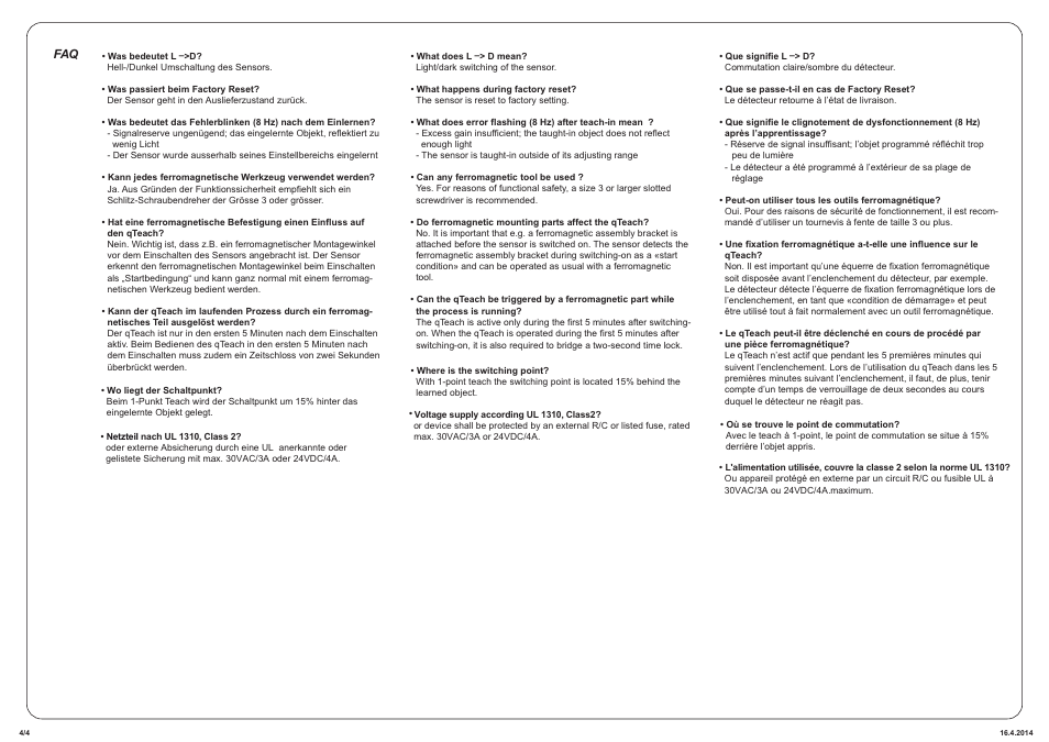 Baumer O500.GR-GW1T.72O User Manual | Page 4 / 4