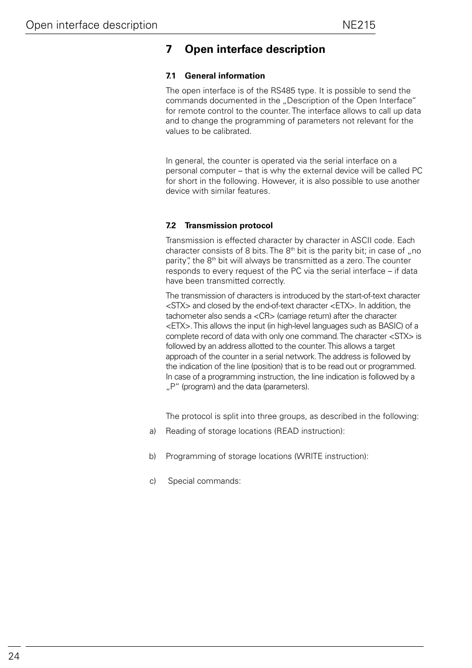 Baumer NE215 User Manual | Page 24 / 40