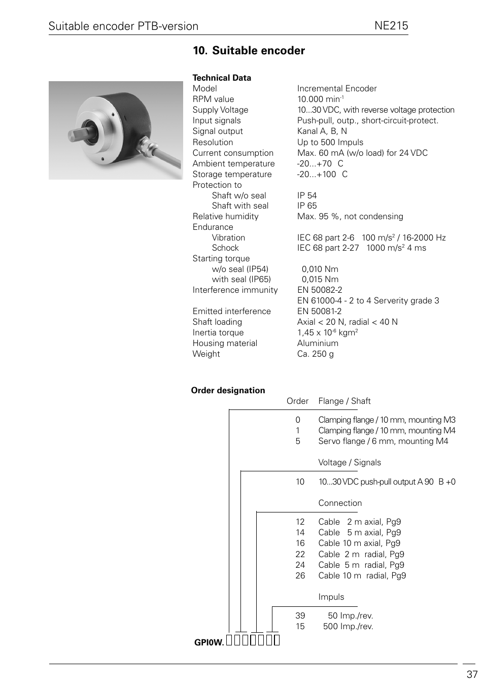 Baumer NE215 User Manual | Page 37 / 40