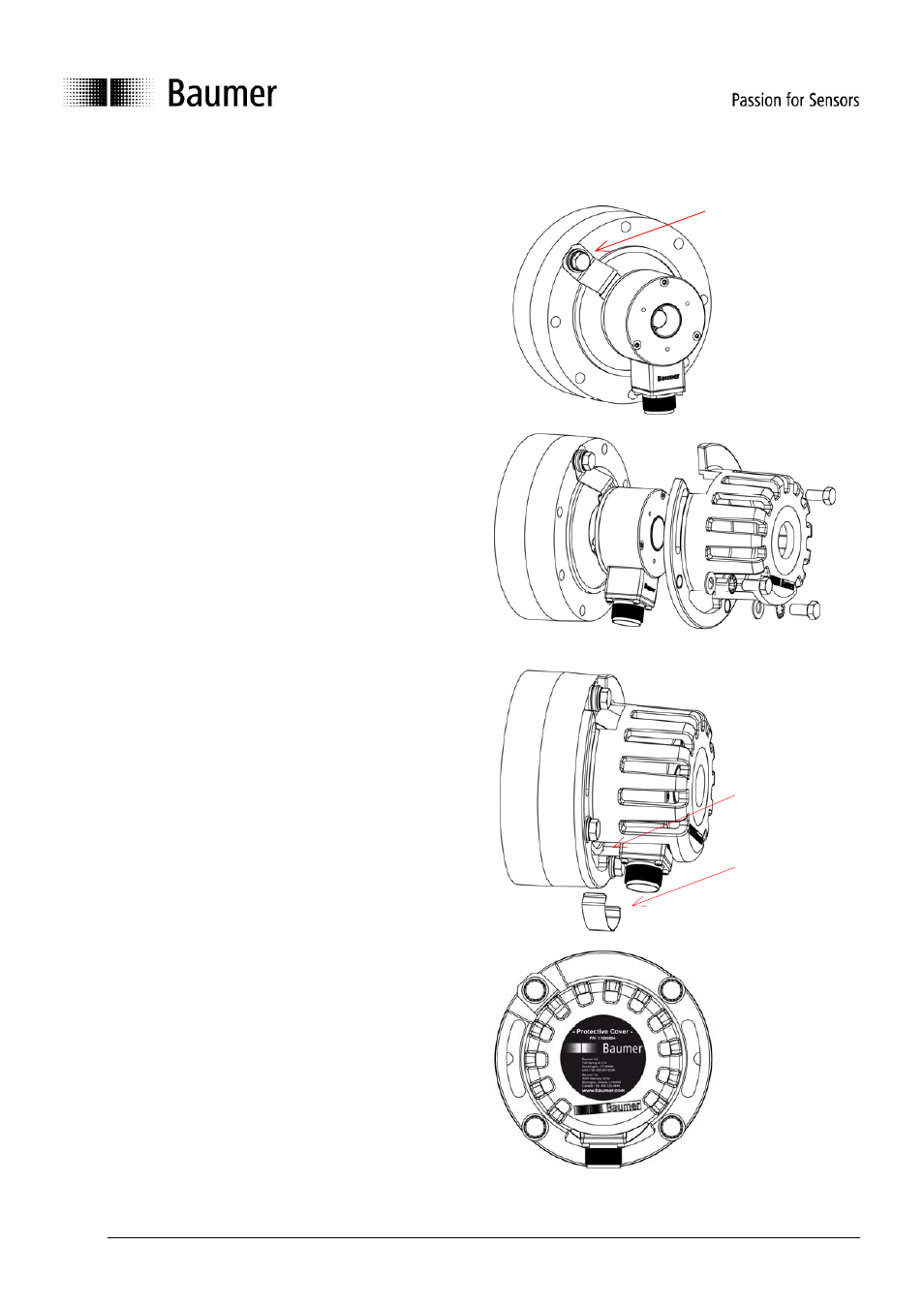 Mounting protective cover hs35 | Baumer HS35 User Manual | Page 2 / 2