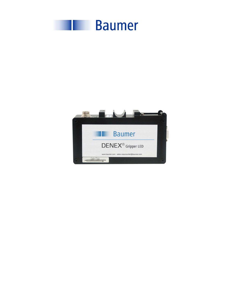Baumer BA DenexGripperLED User Manual | 24 pages