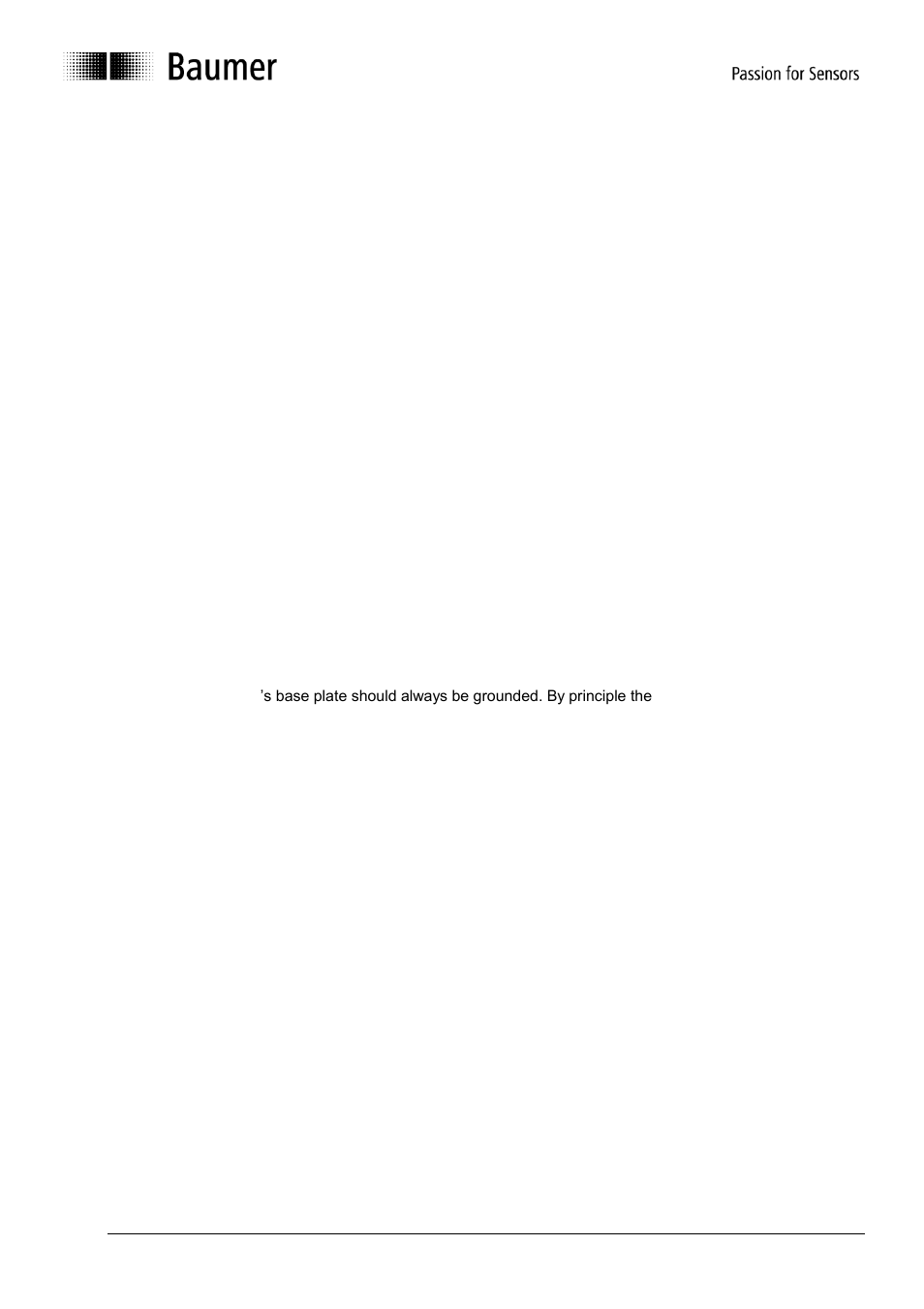 Useful information on the sensor | Baumer GNAMG User Manual | Page 33 / 41