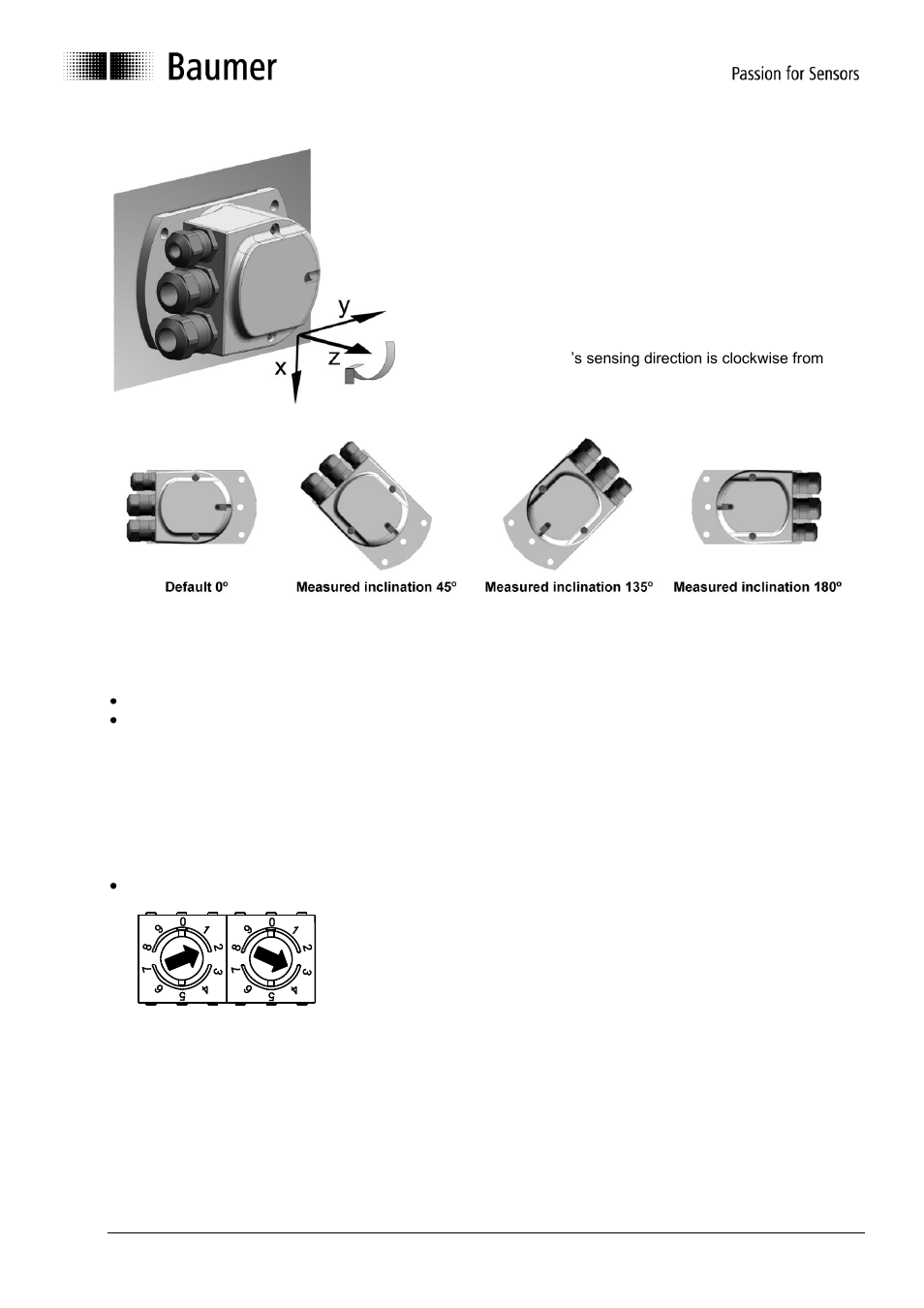 Electrical connection, Setting the user address | Baumer GNAMG User Manual | Page 39 / 41