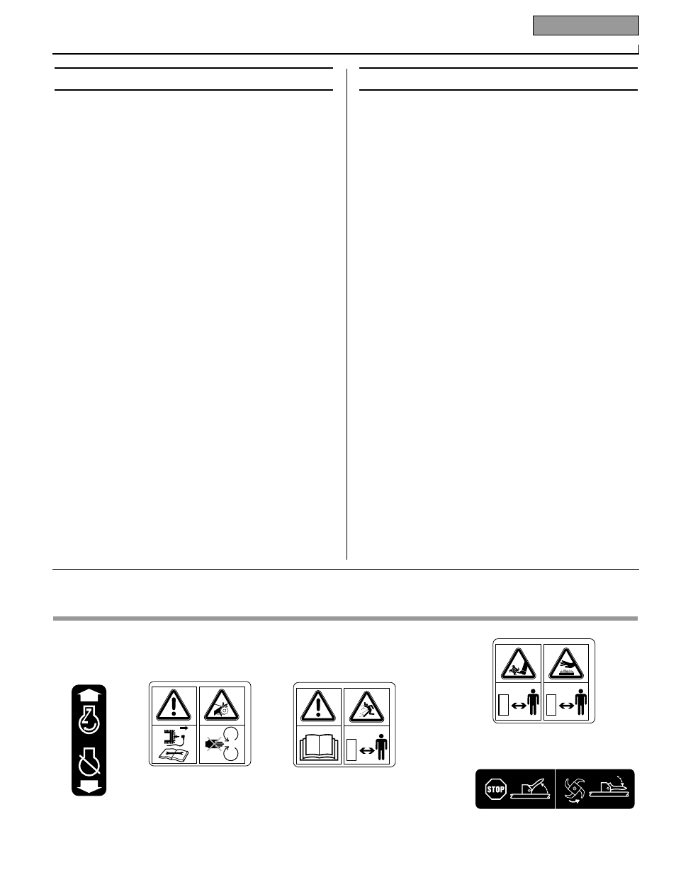 Safety and operating decals, Parts list, Edger attachment | Optional attachments | Bolens 12228 User Manual | Page 15 / 16