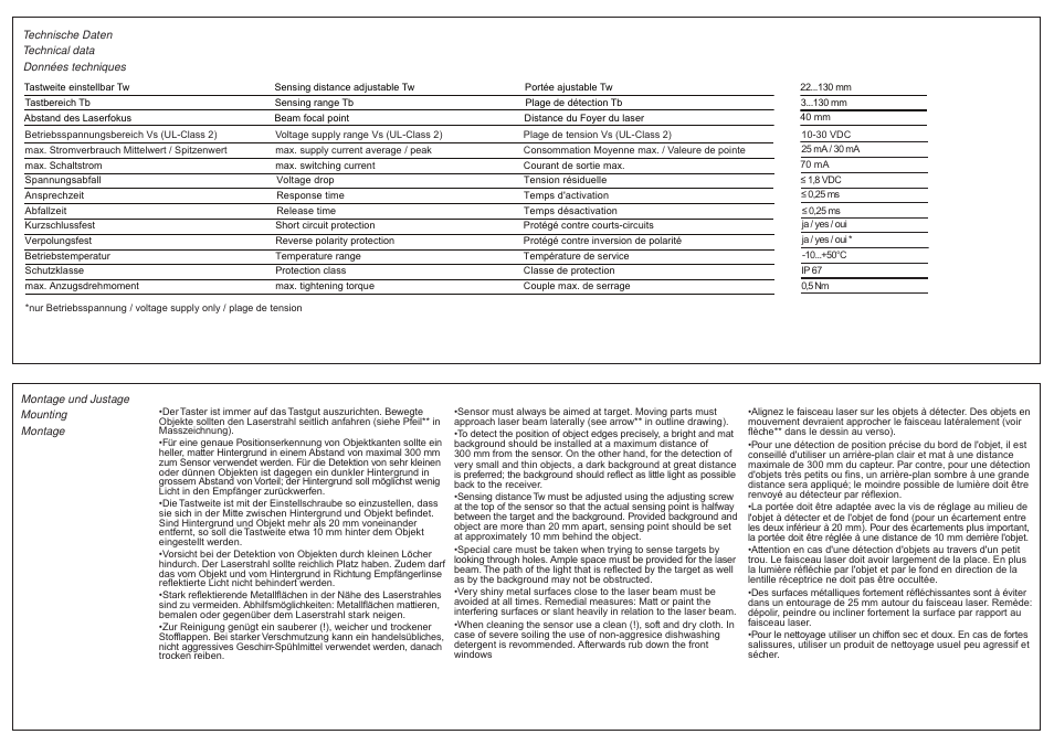 Baumer OHDK 10N5150/S35A User Manual | Page 2 / 2