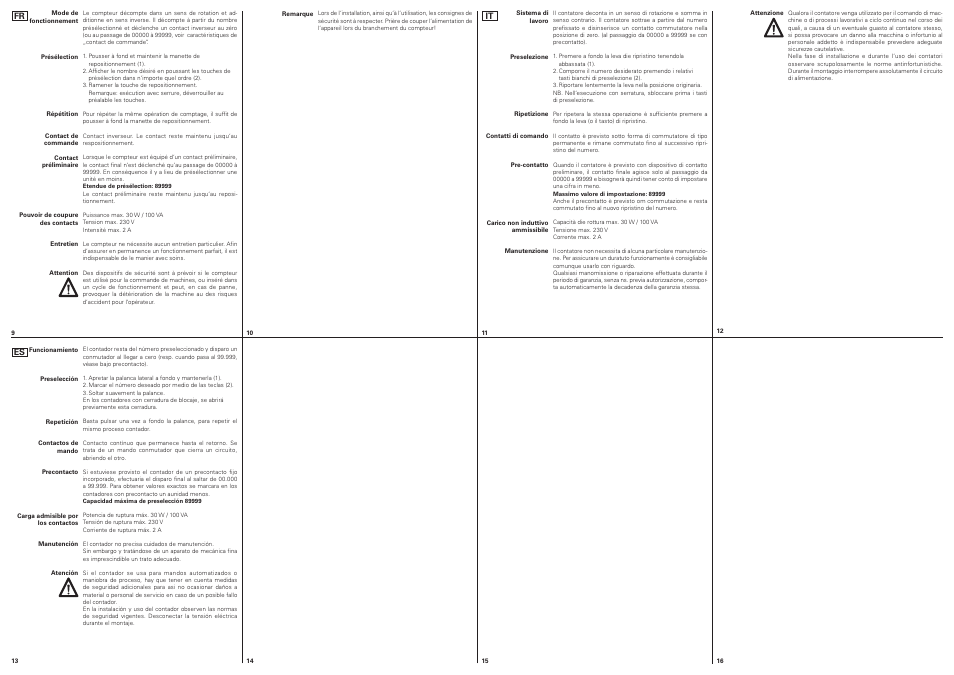 Baumer UE231 counter User Manual | Page 2 / 2