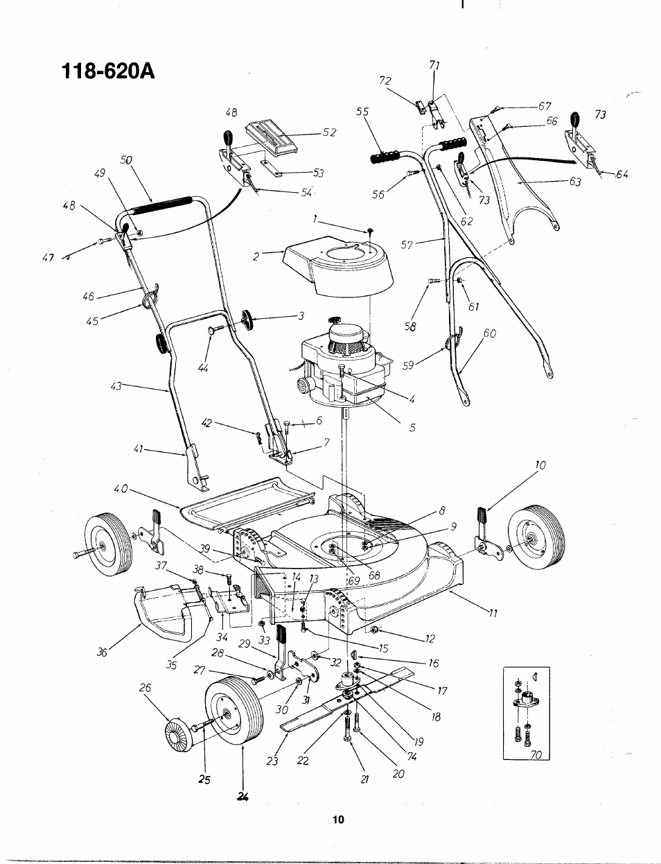 Bolens 118-620A User Manual | Page 10 / 12