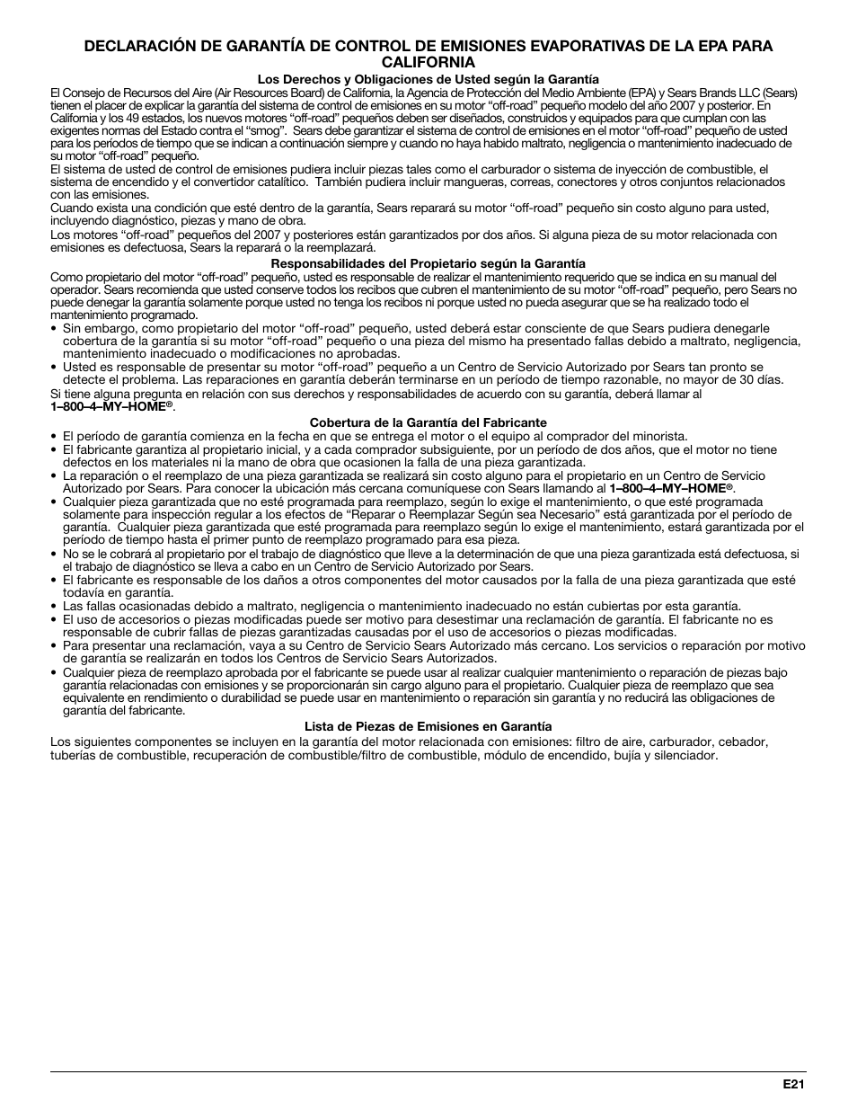 Craftsman 316.292711 User Manual | Page 43 / 48