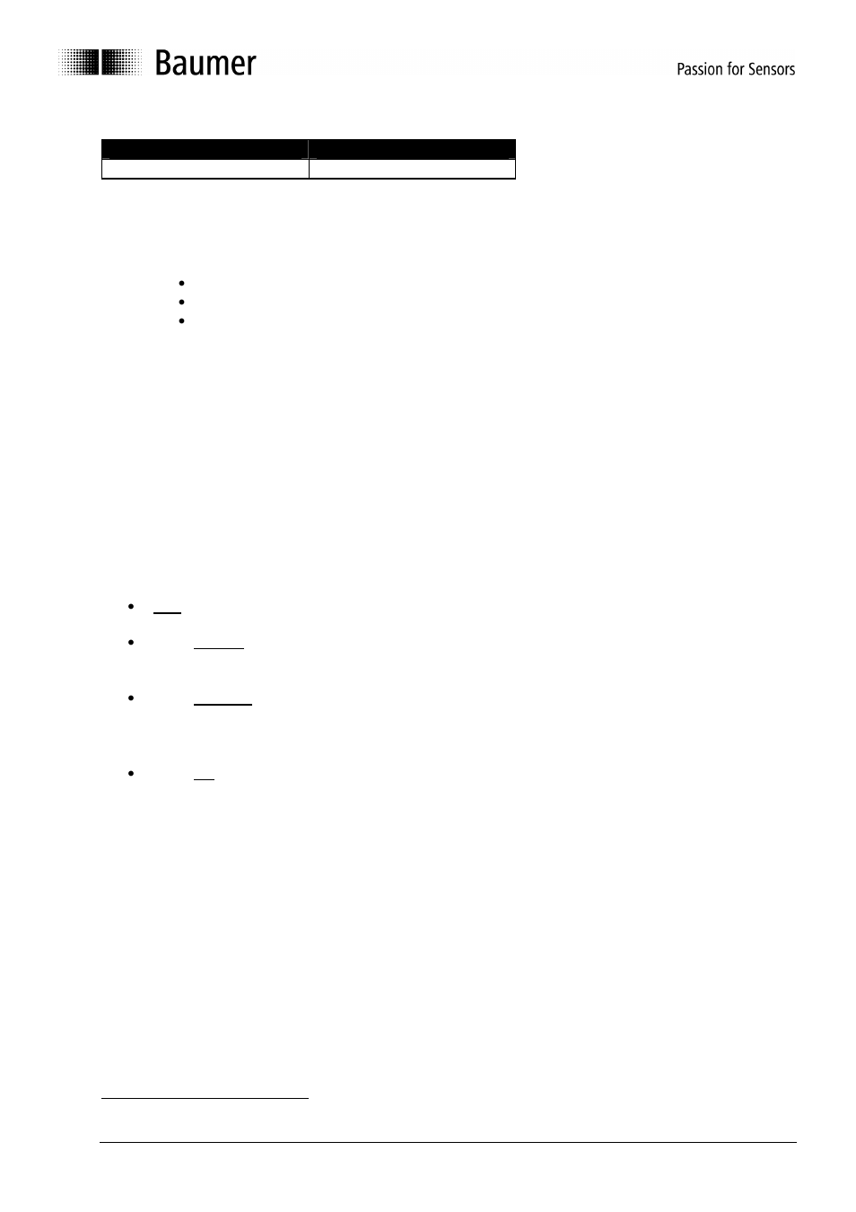 3 ecat communication modes, 1 ecat state machine, Ecat c | Ommunication modes, Ecat state machine, Able, Perating, Torage, Emperature, Ange | Baumer ATD User Manual | Page 10 / 42