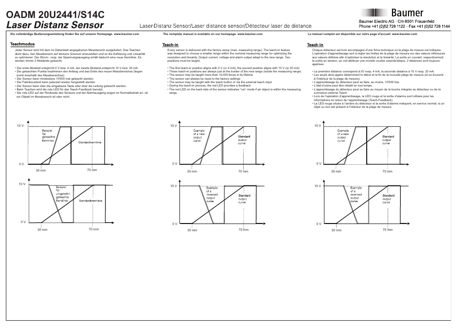 Baumer OADM 20U2441/S14C User Manual | Page 3 / 4