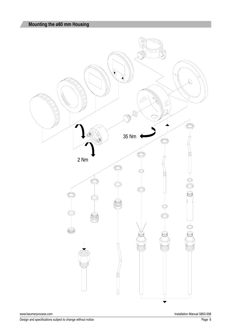 35 nm 2 nm | Baumer CombiTemp User Manual | Page 6 / 8