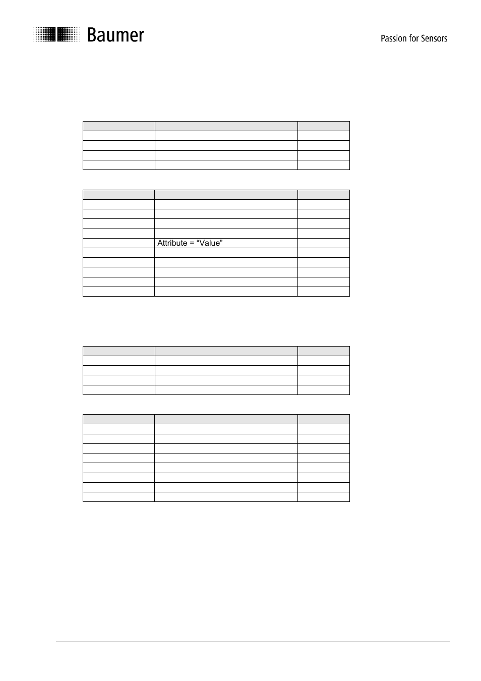 Profidrive parameter 922 telegram type | Baumer GE-GB-GXxxx User Manual | Page 24 / 41