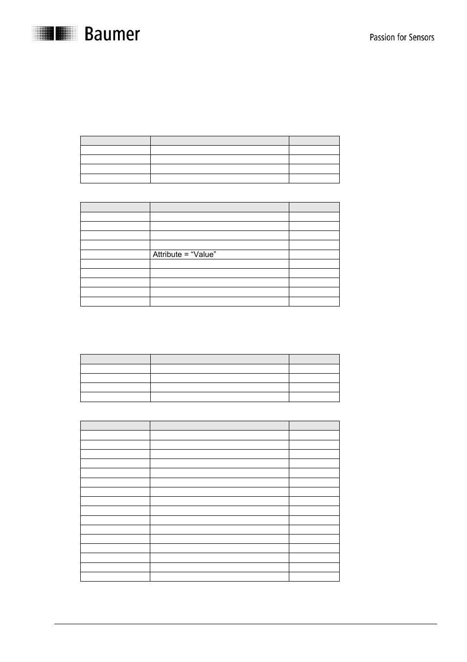 Profidrive parameter 964 device id | Baumer GE-GB-GXxxx User Manual | Page 25 / 41