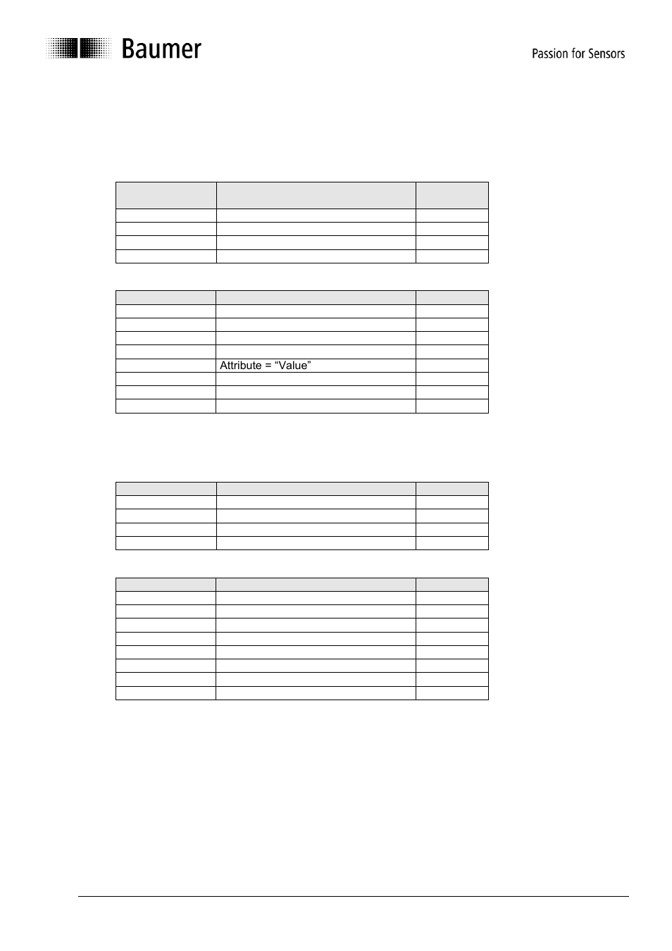 Profidrive parameter 965 profile number | Baumer GE-GB-GXxxx User Manual | Page 26 / 41