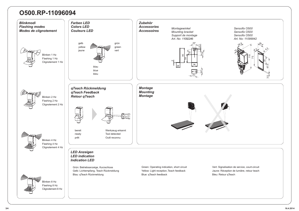Baumer O500.RP-PV1T.72O User Manual | Page 3 / 4