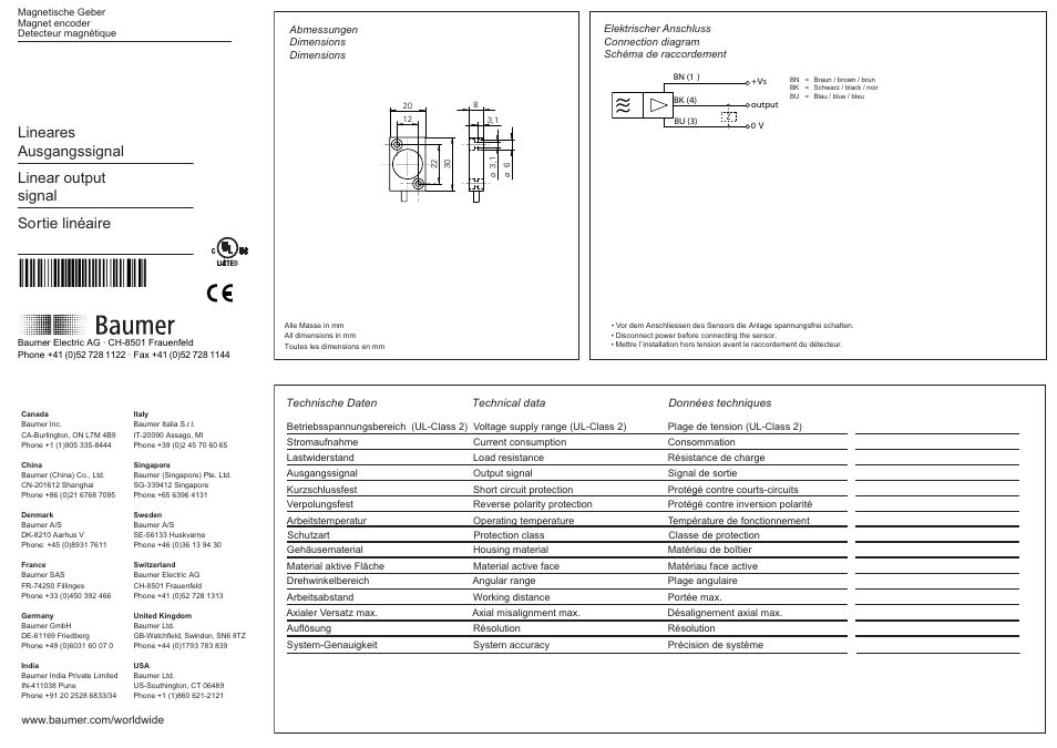 Baumer MDFM 20U9404/A360 User Manual | 2 pages