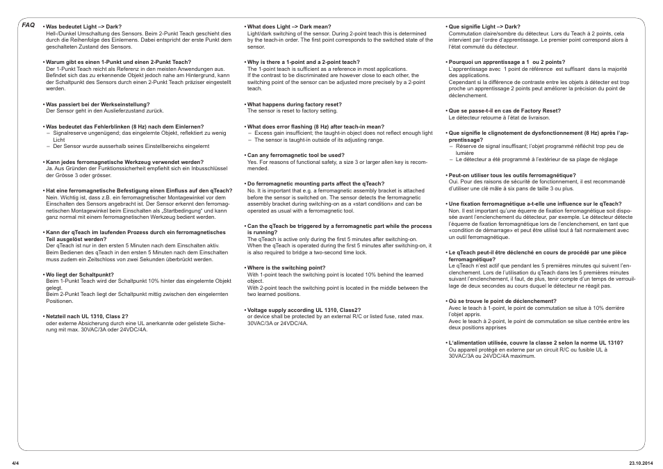 Baumer OR18.GP-PV1T.7BO User Manual | Page 4 / 4