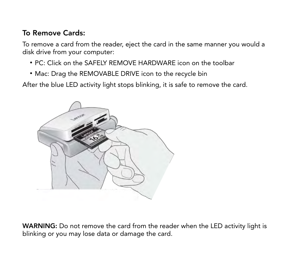 Lexar Multi-Card 24-in-1 USB Reader User Manual | Page 6 / 130
