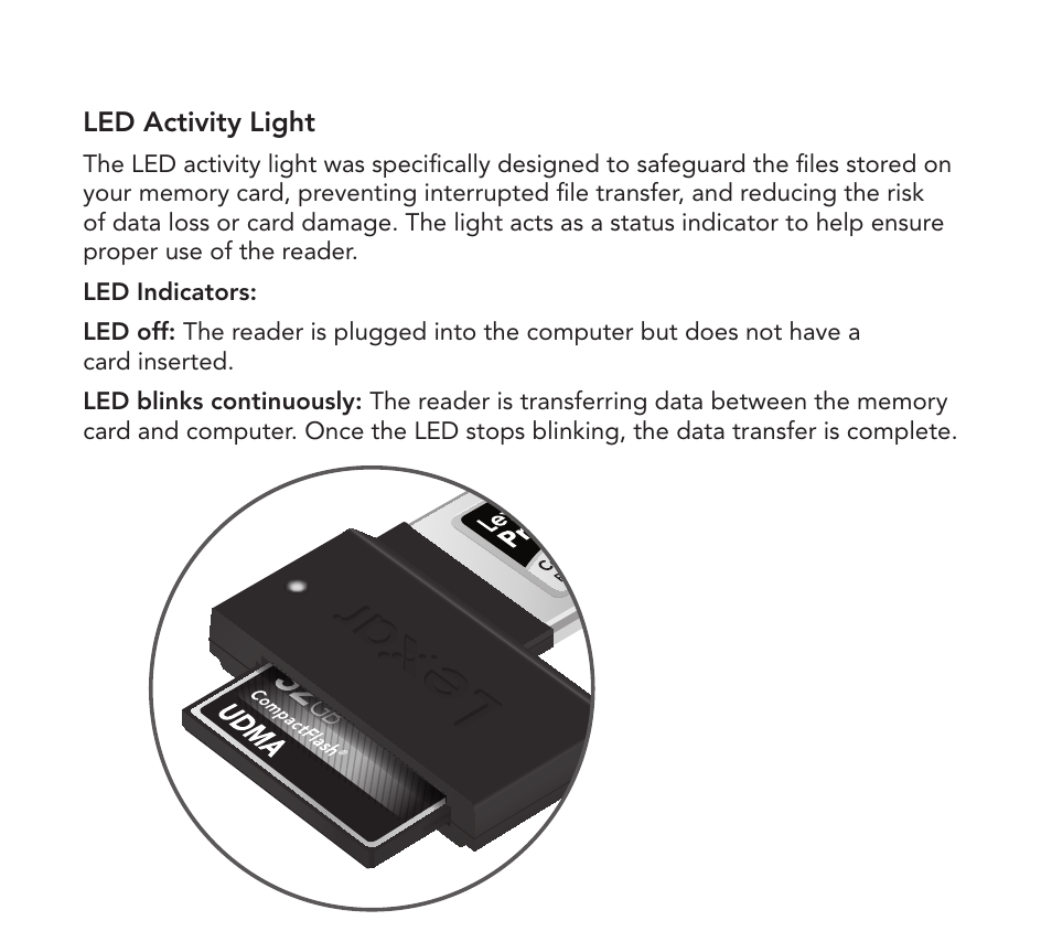 Lexar Professional ExpressCard™ CompactFlash® Reader User Manual | Page 8 / 10