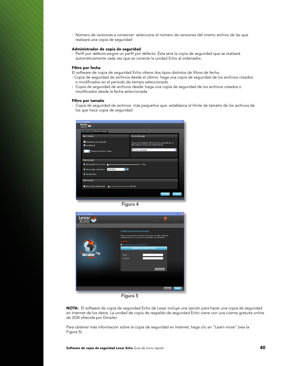 Lexar Echo ZE Backup User Manual | Page 42 / 100