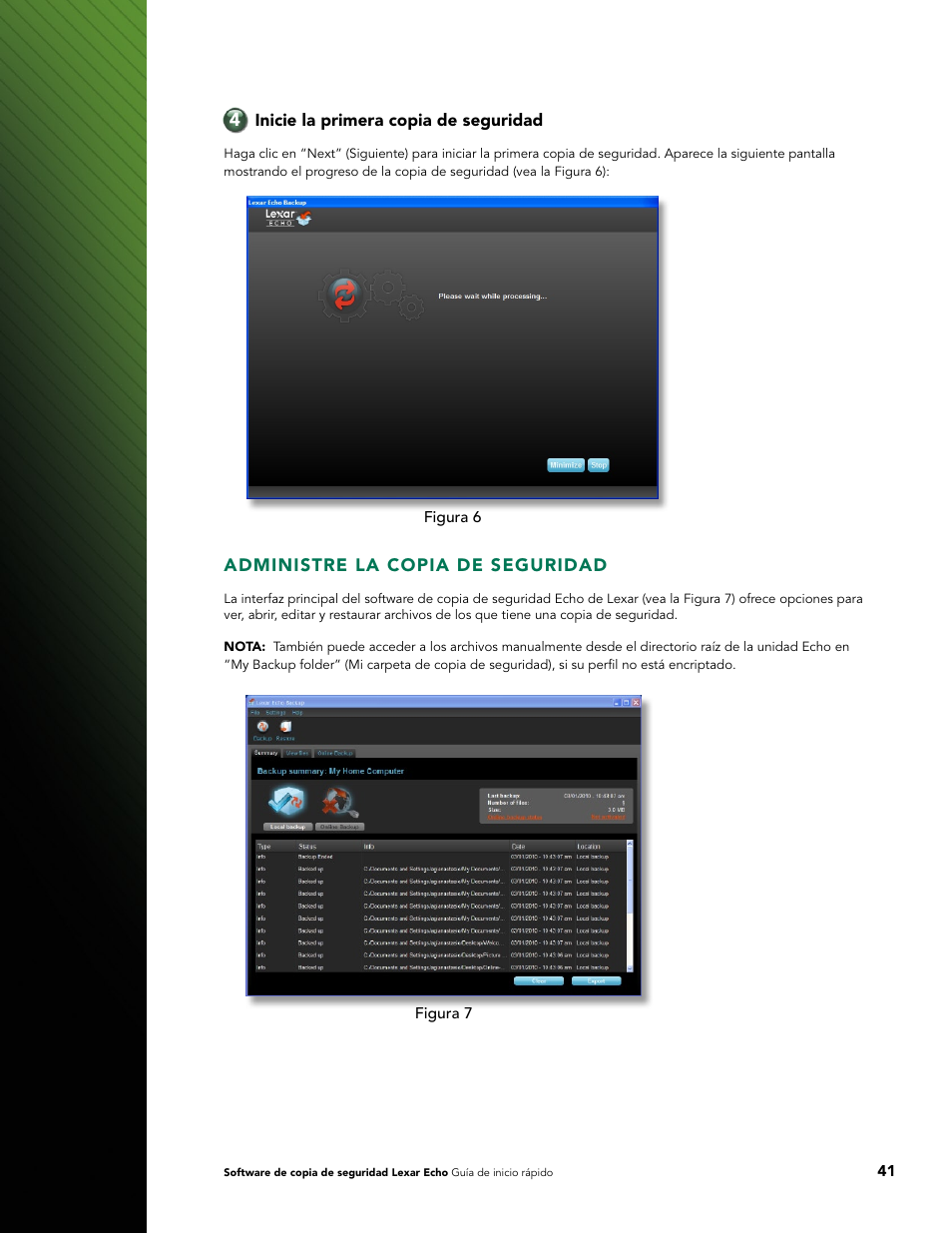 Lexar Echo ZE Backup User Manual | Page 43 / 100