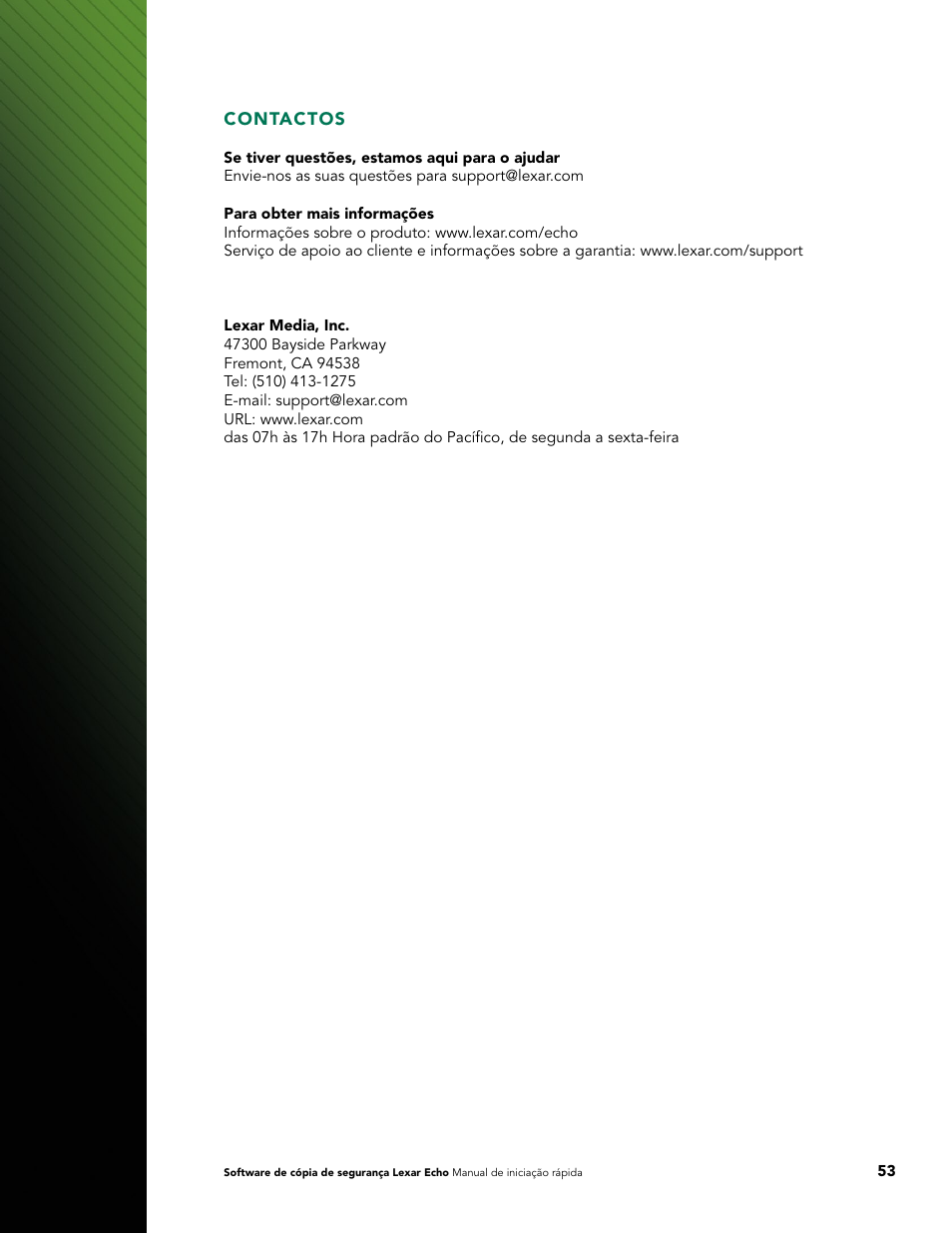 Lexar Echo ZE Backup User Manual | Page 55 / 100