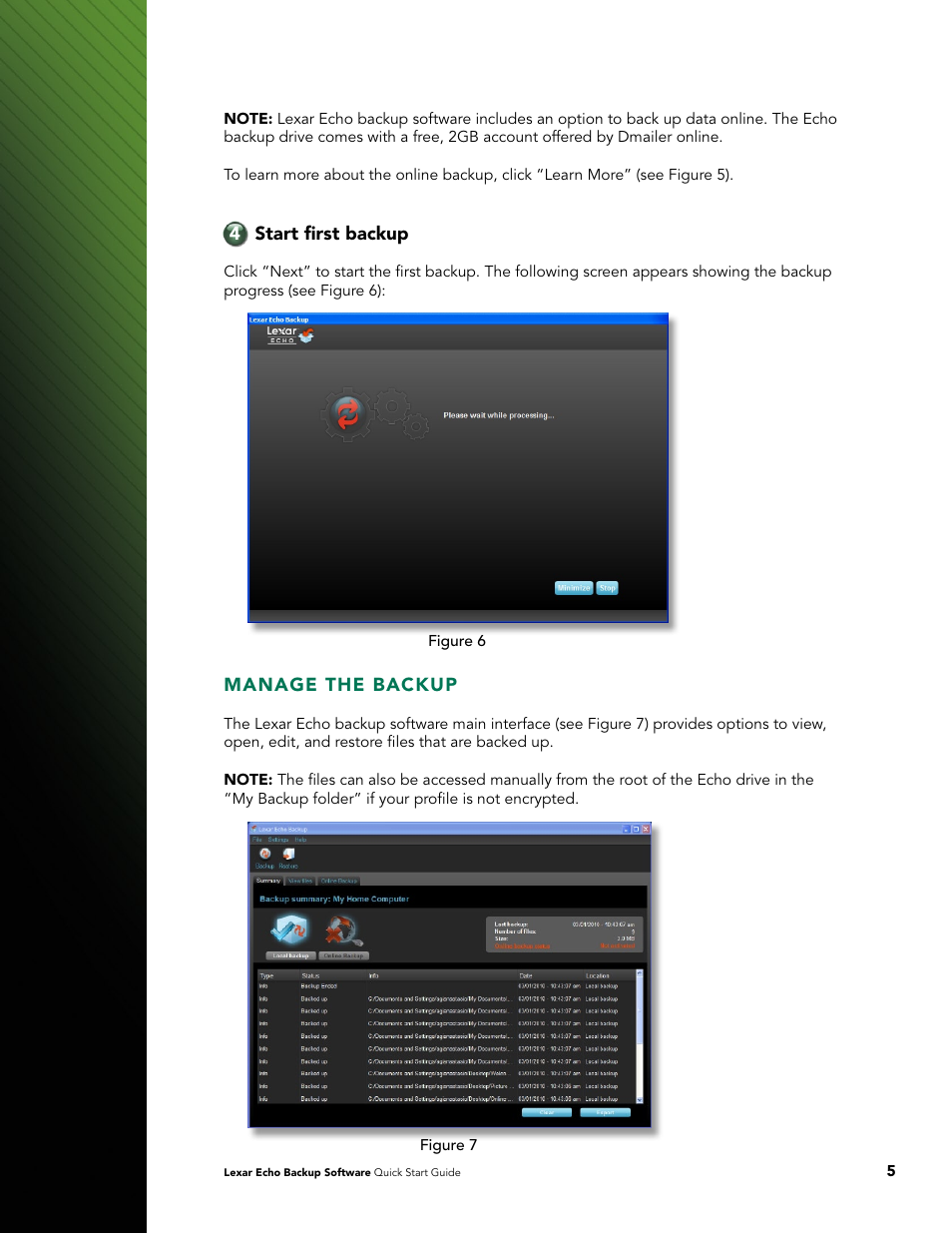 Lexar Echo ZE Backup User Manual | Page 7 / 100