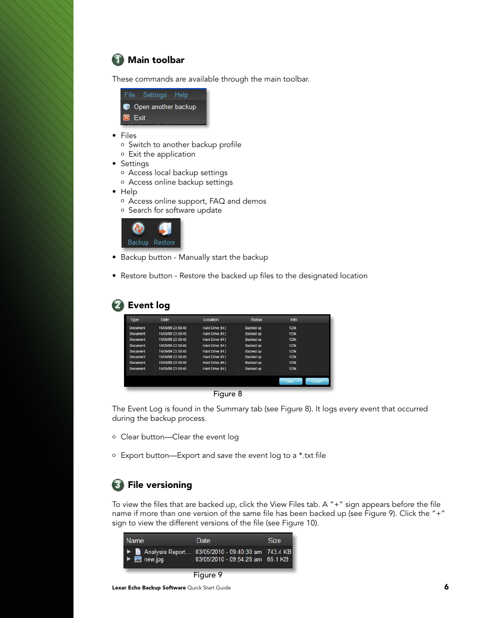 Lexar Echo ZE Backup User Manual | Page 8 / 100