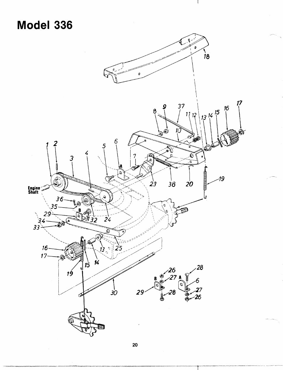 R ( p25, Model 336 | Bolens 122-336-120 User Manual | Page 20 / 24