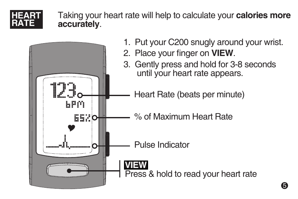 LifeTrak The Core C200 User Manual | Page 6 / 12