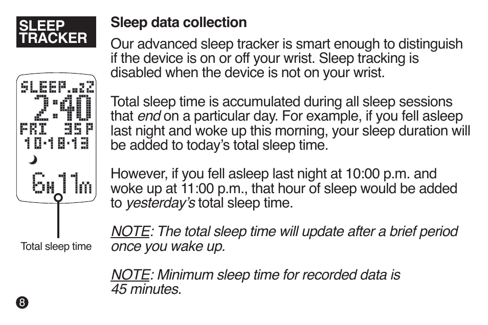 LifeTrak The Core C210 User Manual | Page 10 / 16