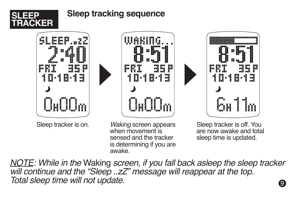 LifeTrak The Core C210 User Manual | Page 11 / 16