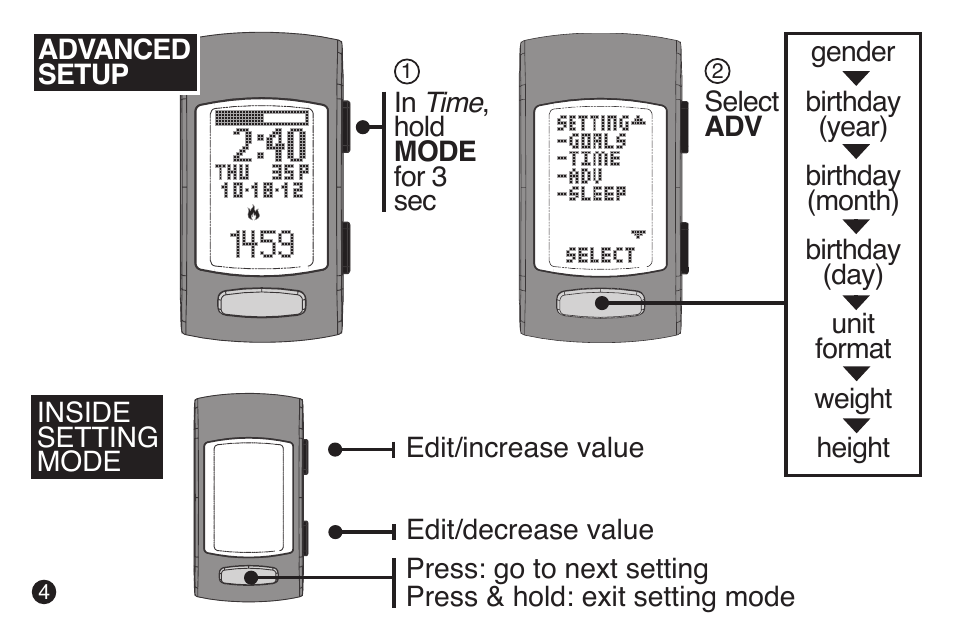 LifeTrak The Core C210 User Manual | Page 6 / 16