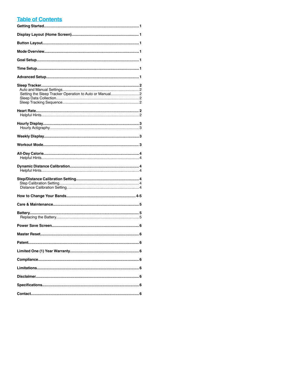 LifeTrak The Core C210 User Manual | Page 2 / 8