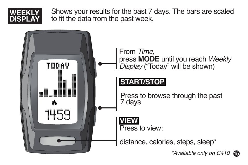LifeTrak Move C300 User Manual | Page 17 / 20