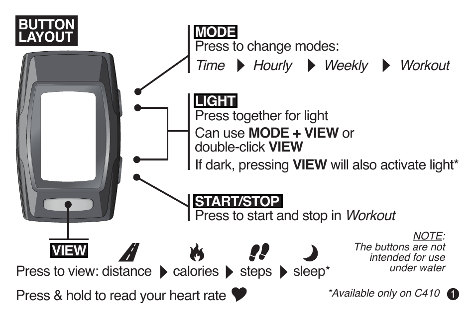 LifeTrak Move C300 User Manual | Page 3 / 20