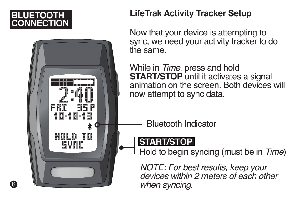 LifeTrak Move C300 User Manual | Page 8 / 20