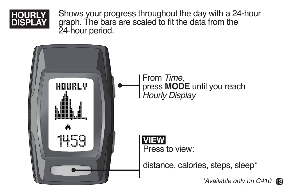 LifeTrak Zone C410 User Manual | Page 15 / 20