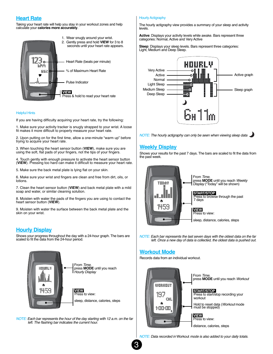 LifeTrak Zone C410 User Manual | Page 5 / 8