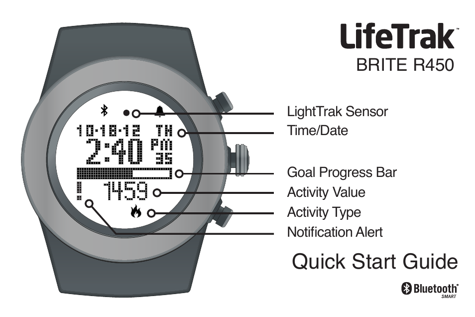 LifeTrak Brite R450 User Manual | 32 pages