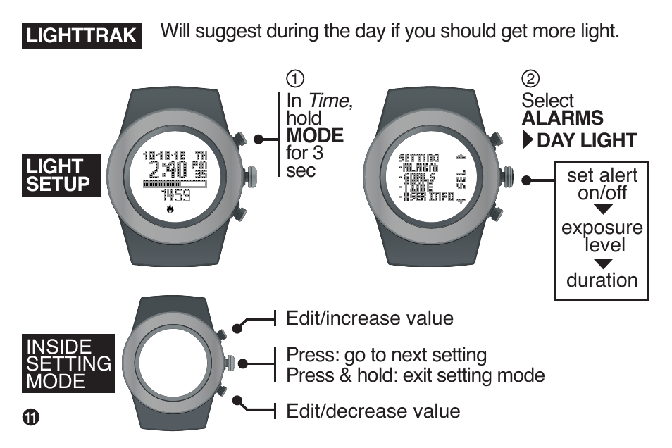 LifeTrak Brite R450 User Manual | Page 14 / 32