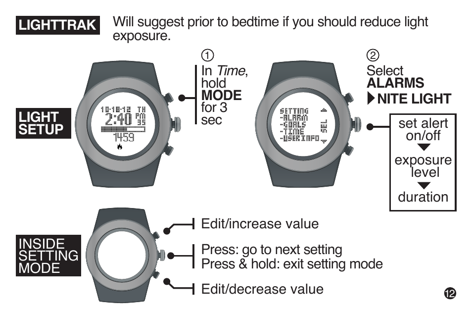 LifeTrak Brite R450 User Manual | Page 15 / 32