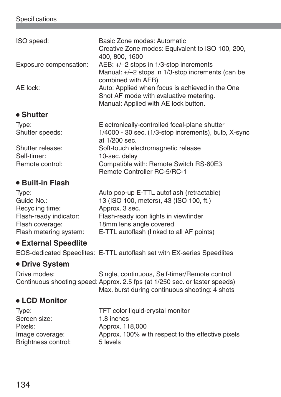 Canon ds6041 User Manual | Page 134 / 140
