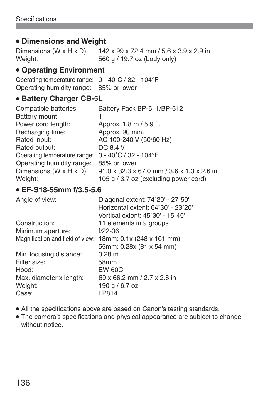 Canon ds6041 User Manual | Page 136 / 140