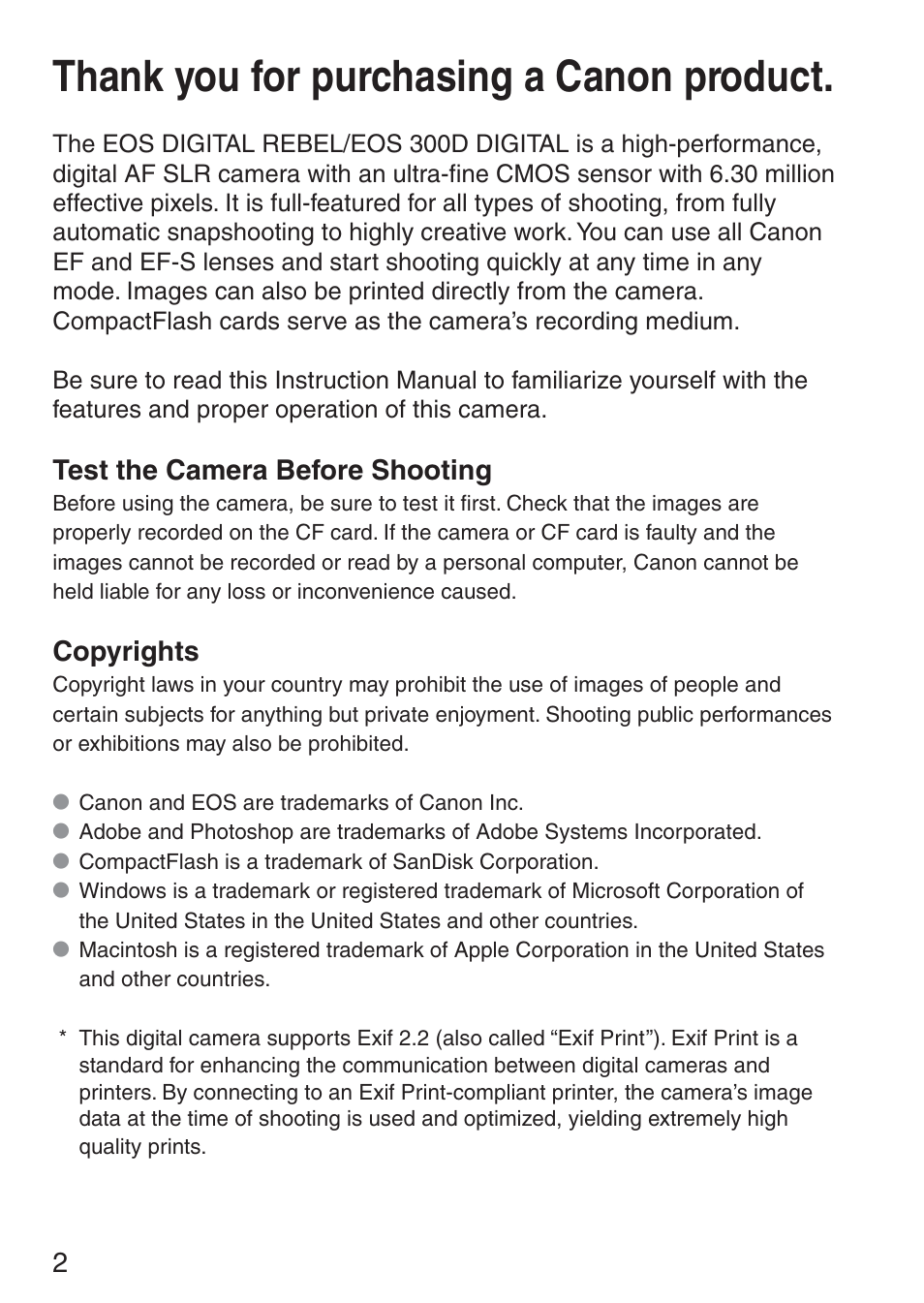 Canon ds6041 User Manual | Page 2 / 140