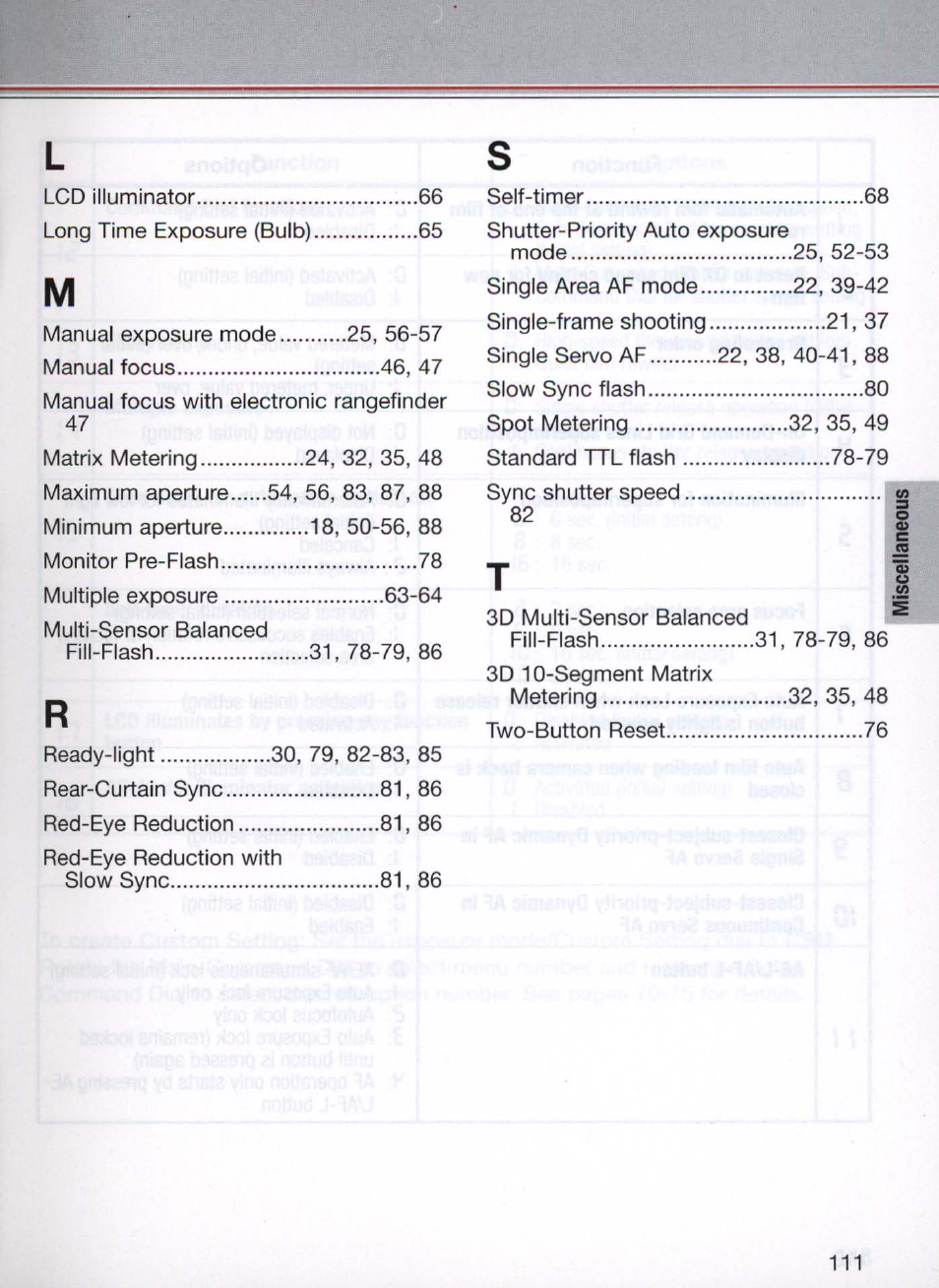 Nikon N80 User Manual | Page 111 / 116