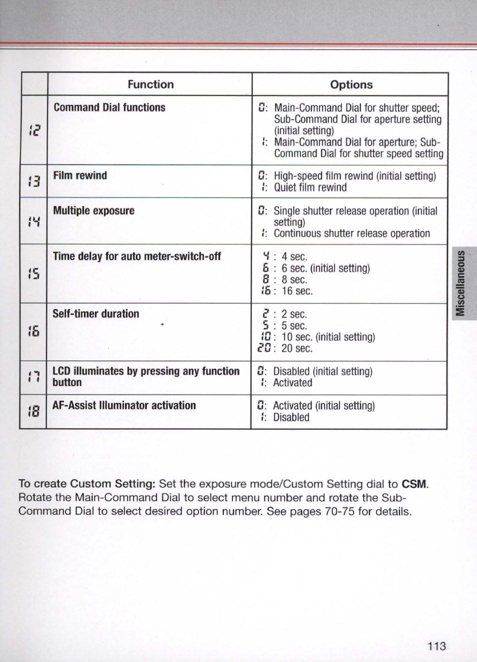 Nikon N80 User Manual | Page 113 / 116